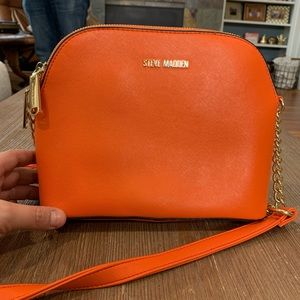 Steve Madden orange crossbody purse